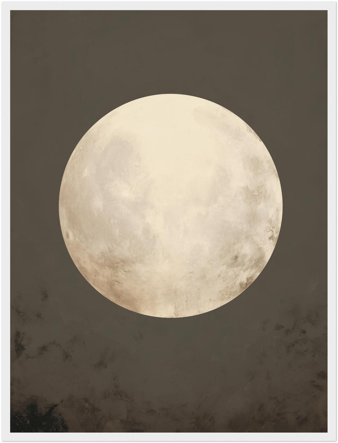 Vollmond Poster Zen – mattes Kunstdruck-Papier – Ansicht 6