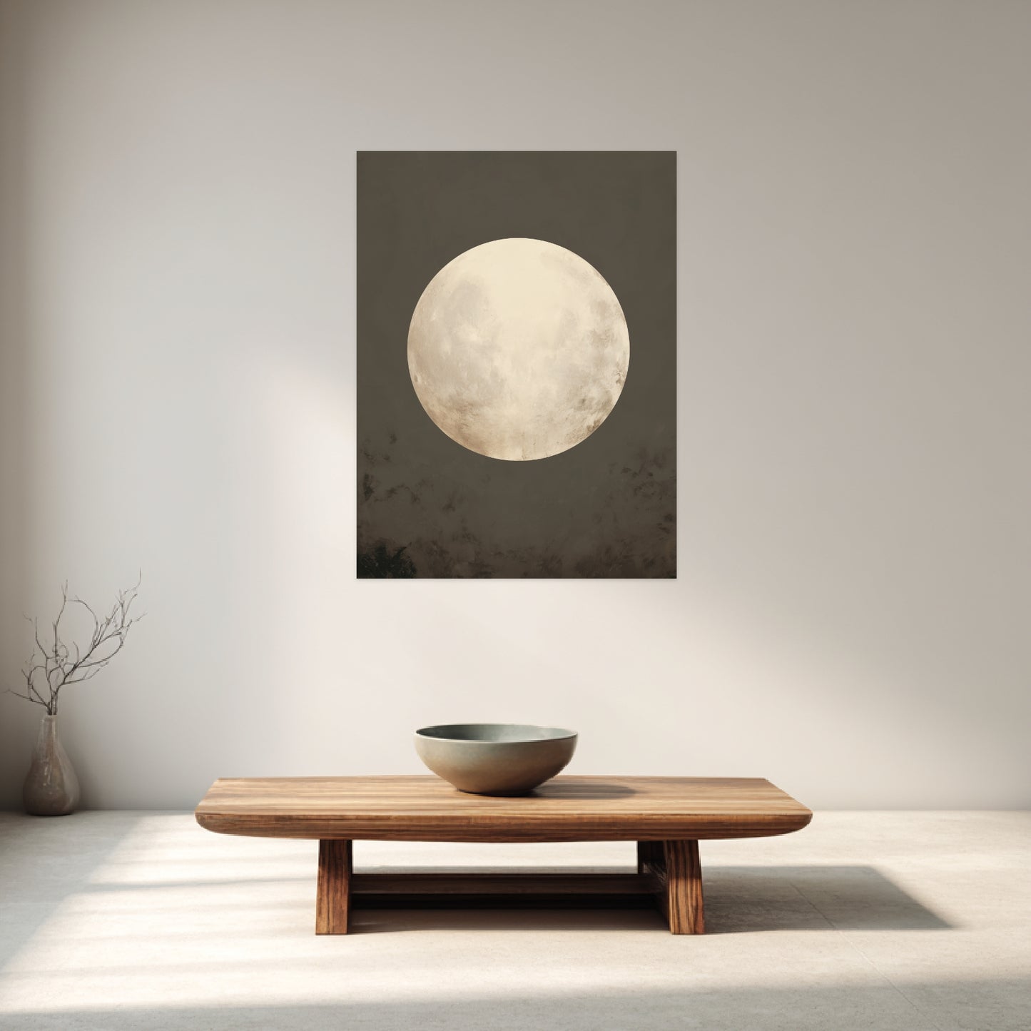 Vollmond Leinwandbild