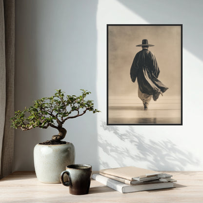 Wanderer im Licht Poster