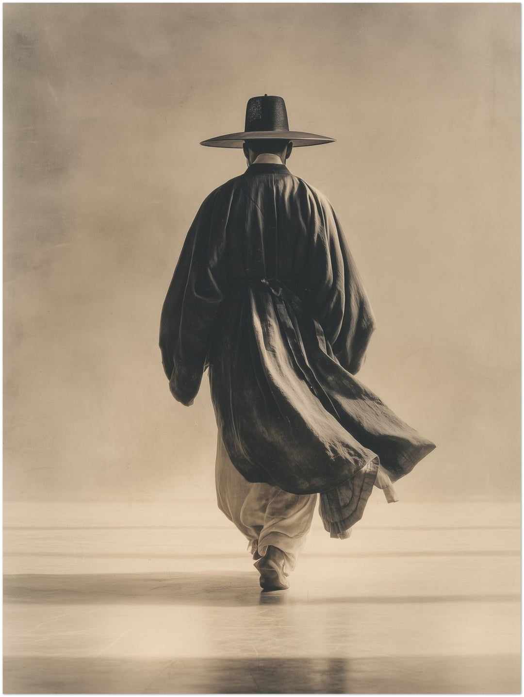 Wanderer im Licht Zen – Wandkunst