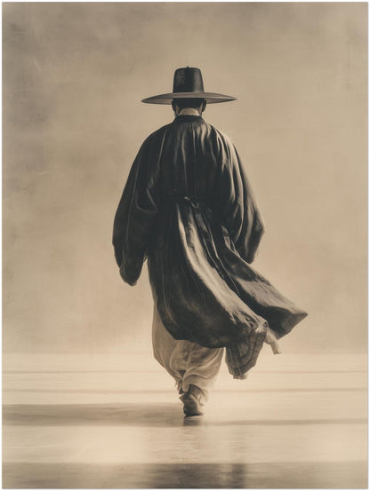 Wanderer im Licht Poster