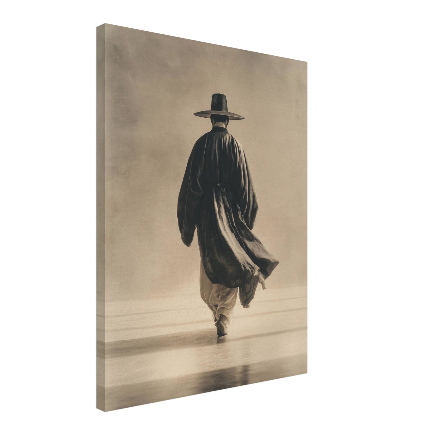 Wanderer im Licht Leinwandbild