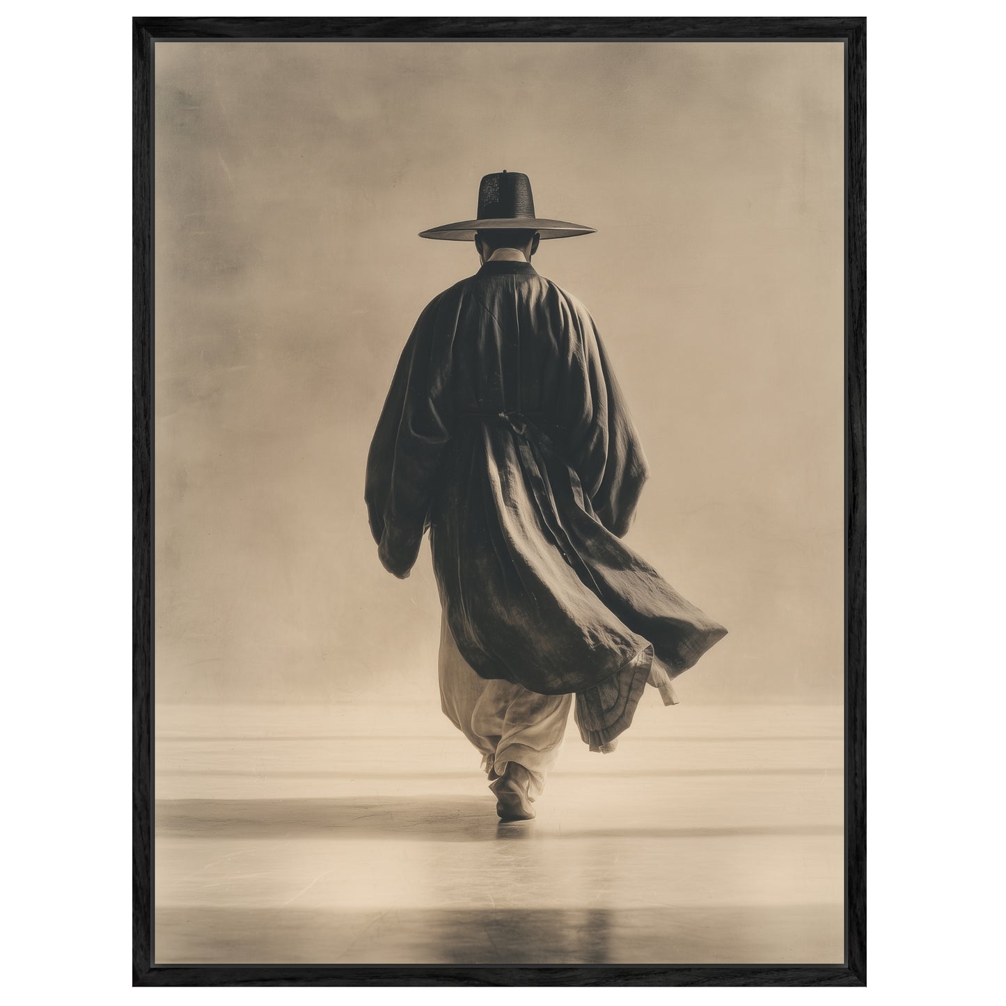 Wanderer im Licht Leinwandbild