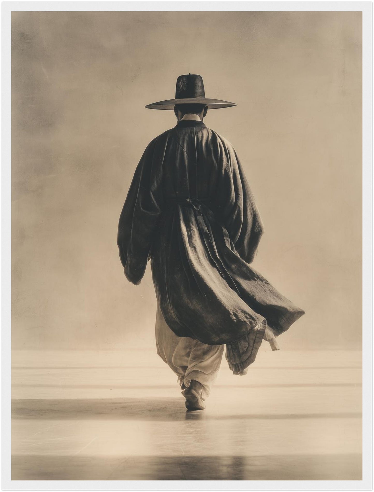 Wanderer im Licht Poster