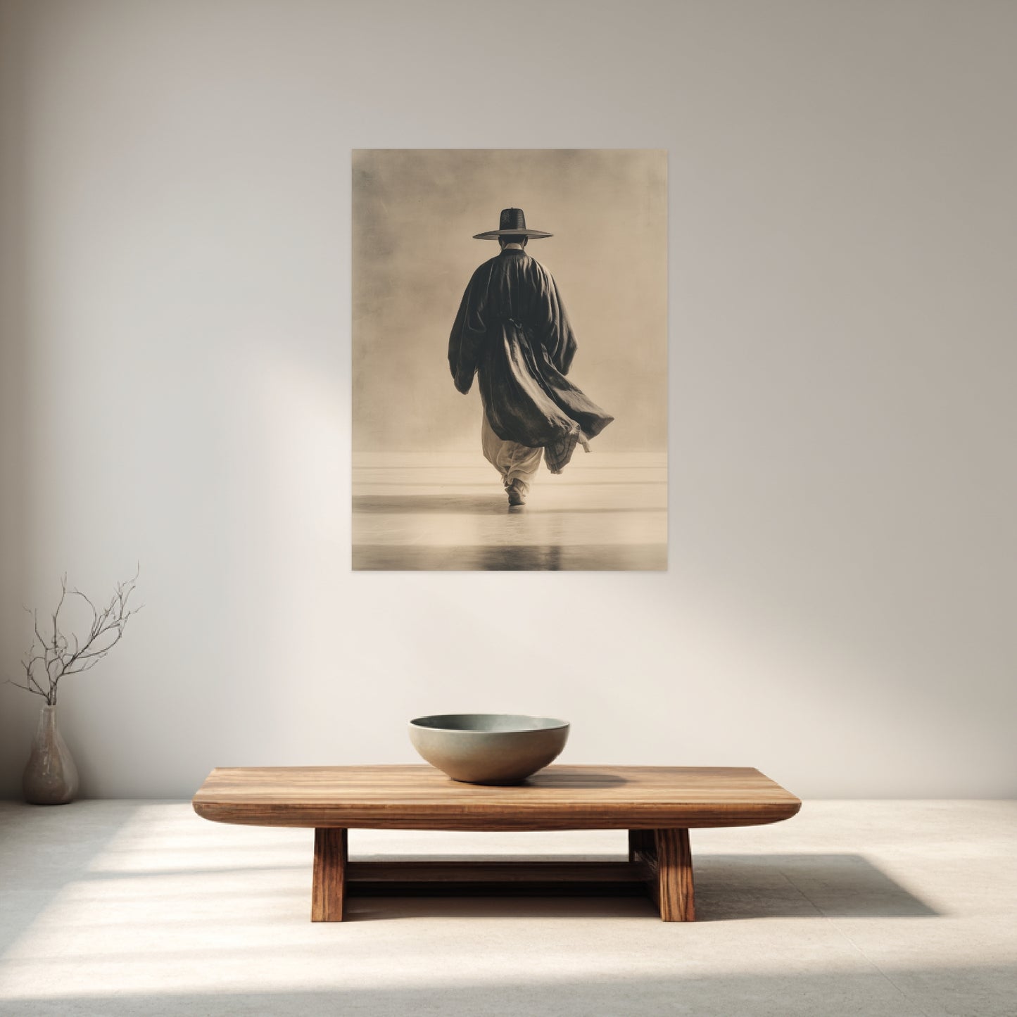 Wanderer im Licht Poster