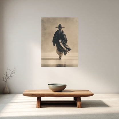 Wanderer im Licht Poster