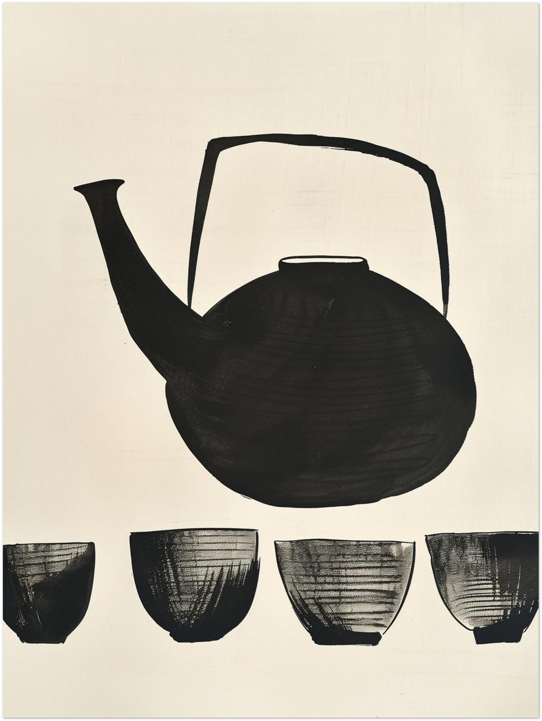 Zen Teezeremonie Zen – Wandkunst