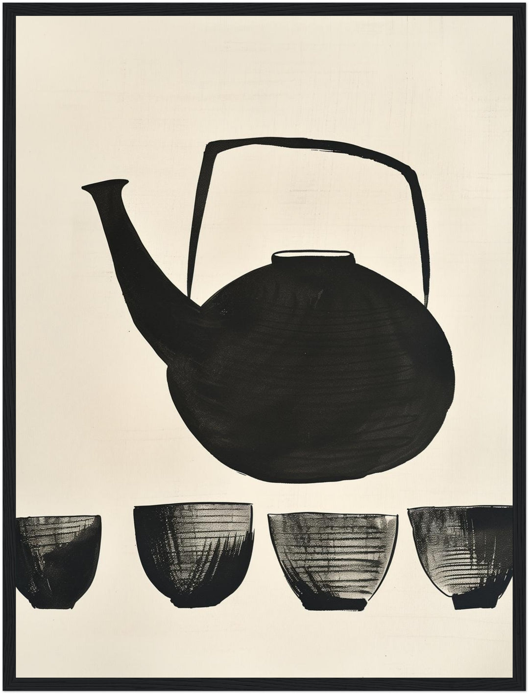 Zen Teezeremonie Poster Zen – mattes Kunstdruck-Papier – Ansicht 5